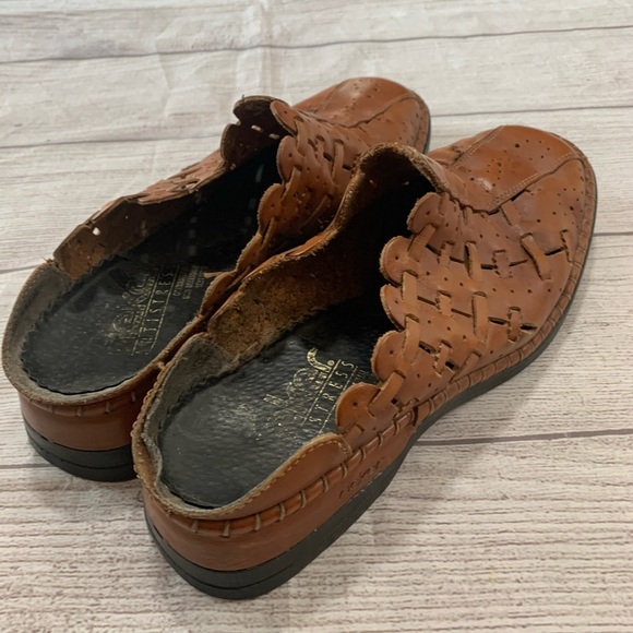 Rieker Womens Size 40 / 9 Brown Leather Shoes - Picture 5 of 12